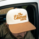 True Cream Top Hat - Brown